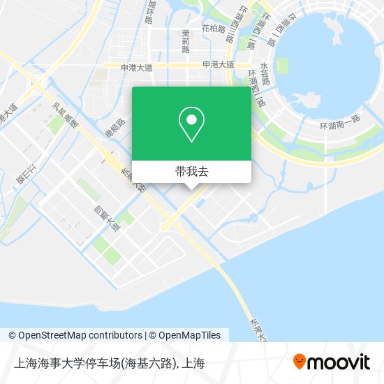 上海海事大学停车场(海基六路)地图