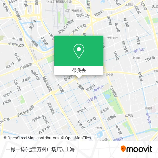 一撇一捺(七宝万科广场店)地图