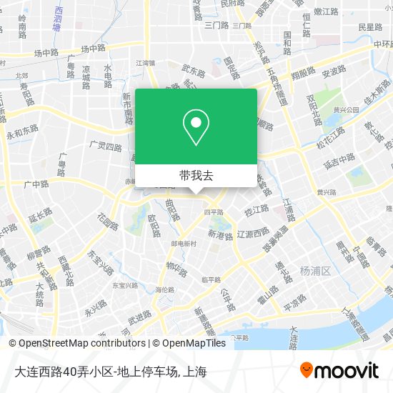 大连西路40弄小区-地上停车场地图