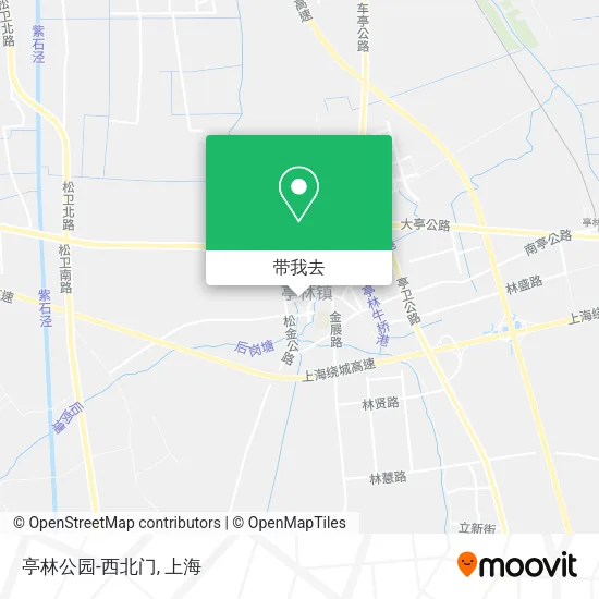 亭林公园-西北门地图