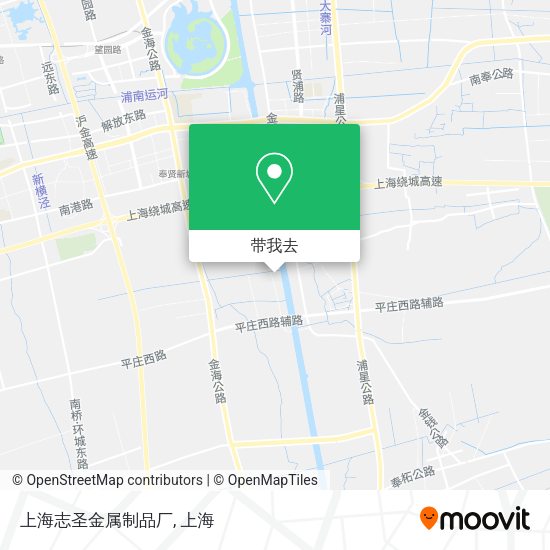 上海志圣金属制品厂地图