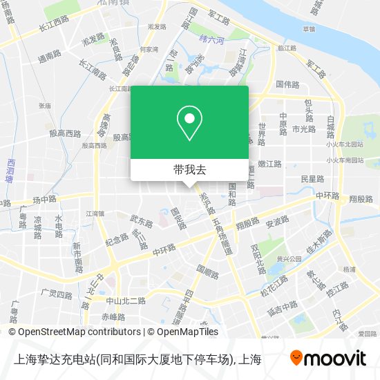上海挚达充电站(同和国际大厦地下停车场)地图