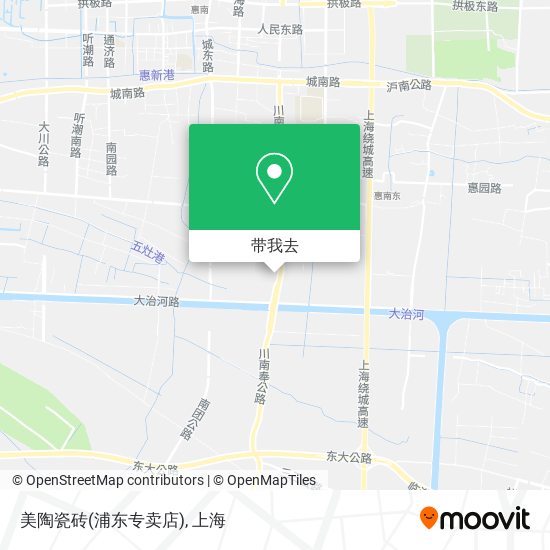 美陶瓷砖(浦东专卖店)地图