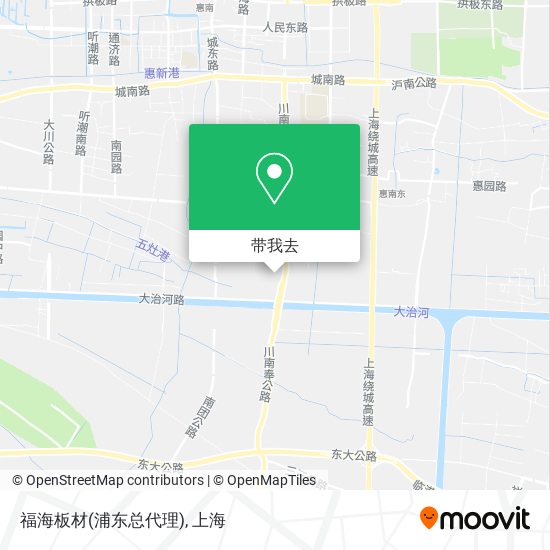 福海板材(浦东总代理)地图