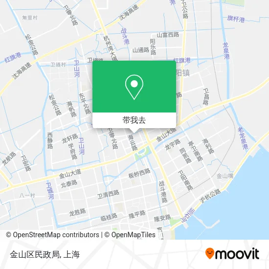 金山区民政局地图