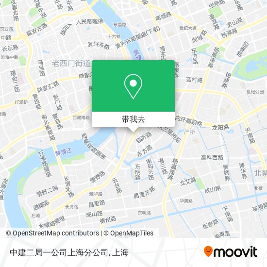 中建二局一公司上海分公司地图