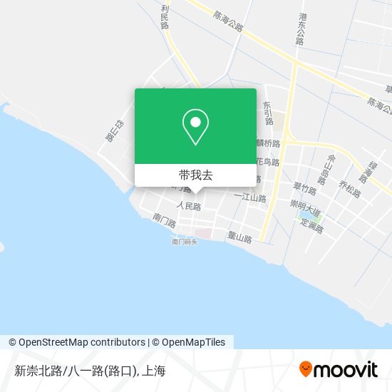 新崇北路/八一路(路口)地图