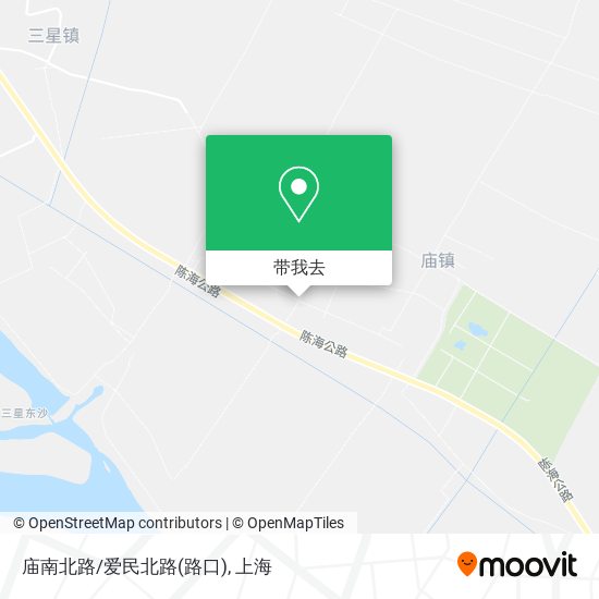 庙南北路/爱民北路(路口)地图