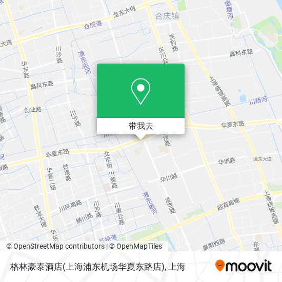格林豪泰酒店(上海浦东机场华夏东路店)地图