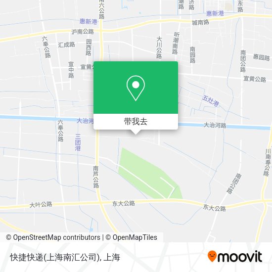 快捷快递(上海南汇公司)地图