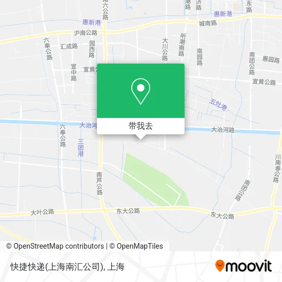 快捷快递(上海南汇公司)地图