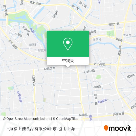 上海福上佳食品有限公司-东北门地图