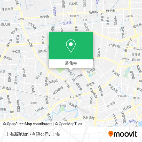 上海新驰物业有限公司地图