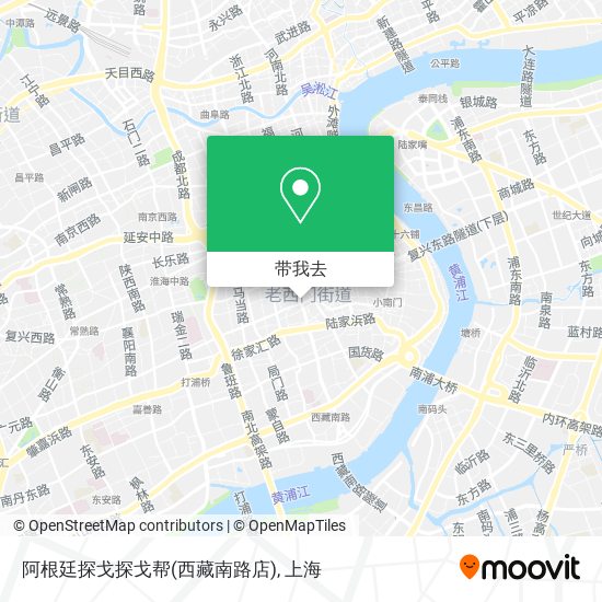 阿根廷探戈探戈帮(西藏南路店)地图
