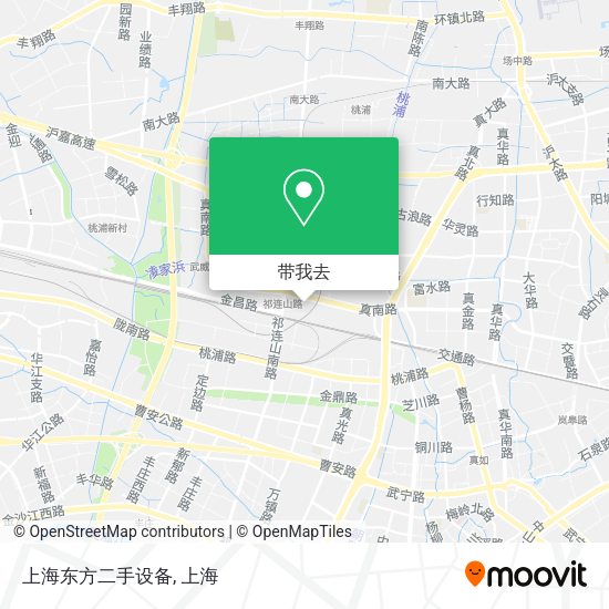 上海东方二手设备地图