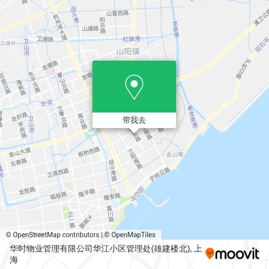 华时物业管理有限公司华江小区管理处(雄建楼北)地图