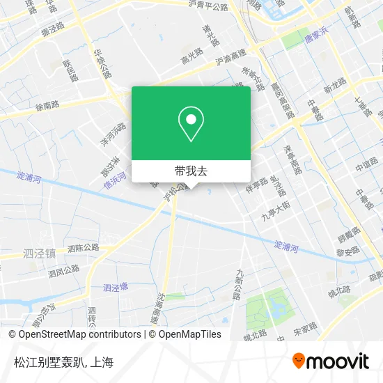 松江别墅轰趴地图