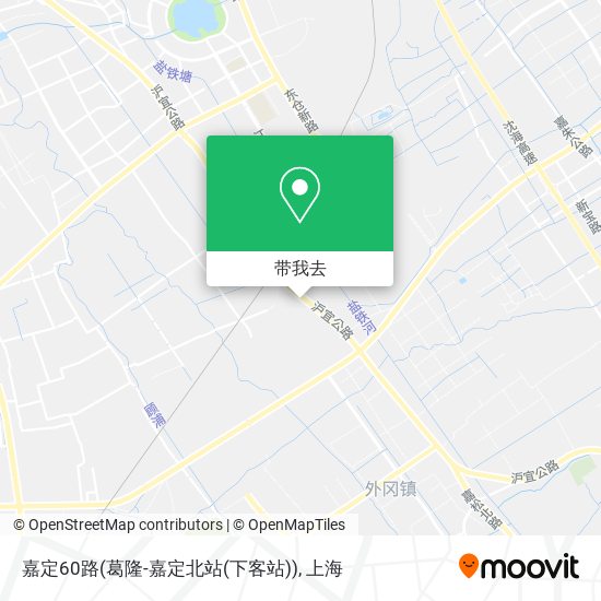 嘉定60路(葛隆-嘉定北站(下客站))地图
