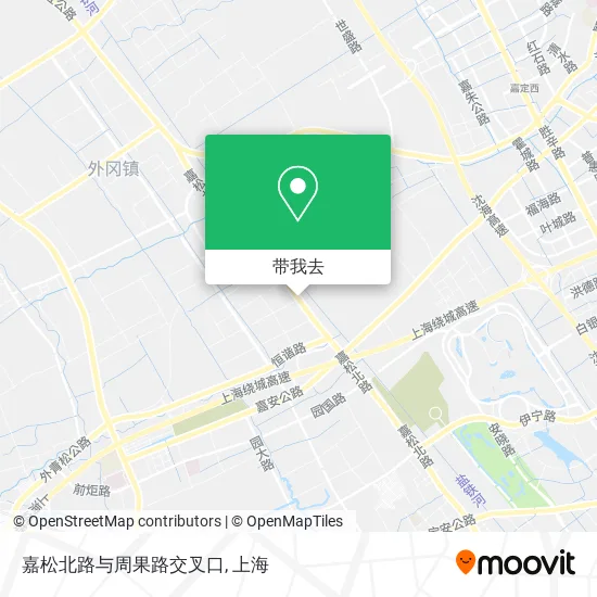 嘉松北路与周果路交叉口地图