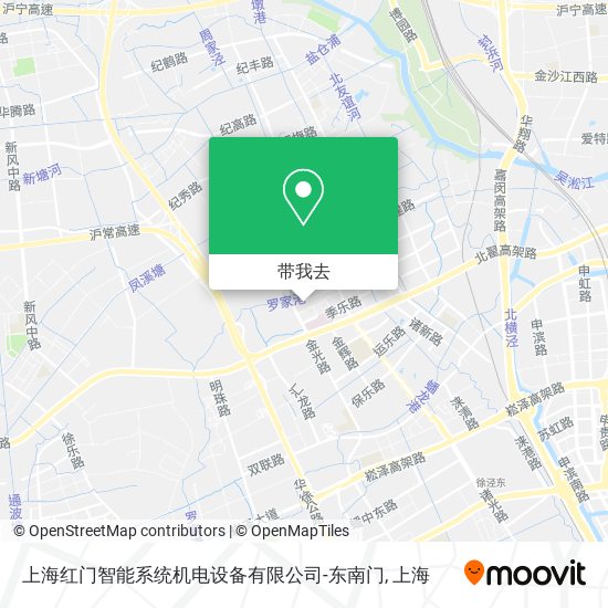 上海红门智能系统机电设备有限公司-东南门地图