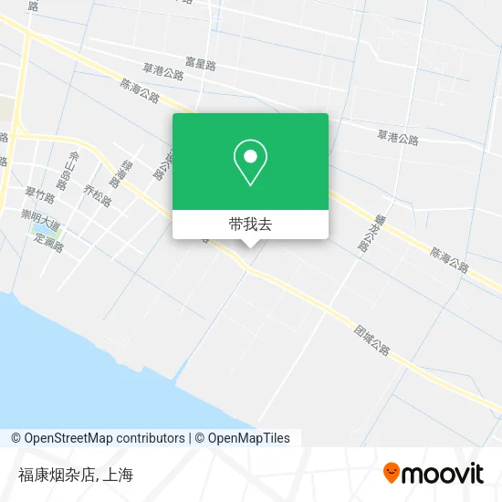 福康烟杂店地图