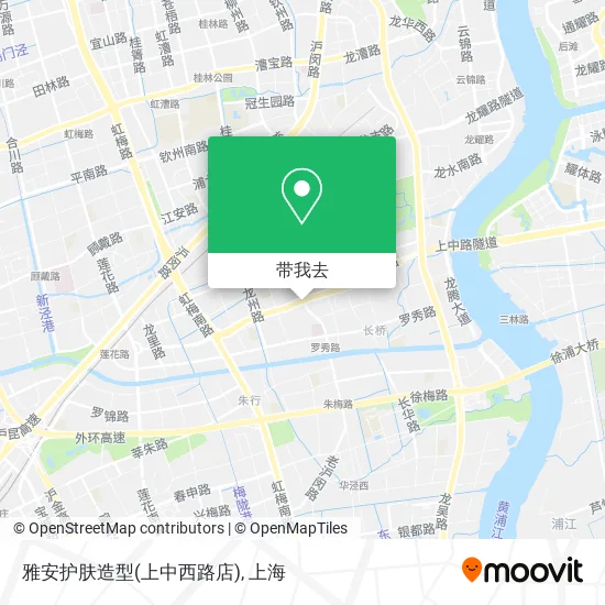 雅安护肤造型(上中西路店)地图