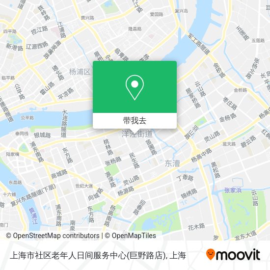 上海市社区老年人日间服务中心(巨野路店)地图
