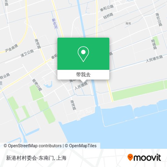 新港村村委会-东南门地图