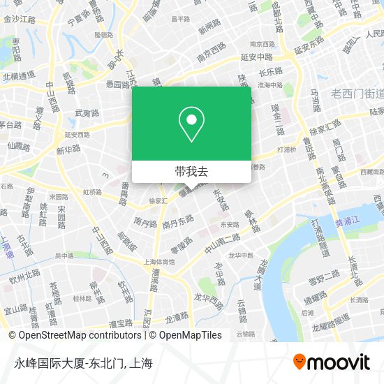 永峰国际大厦-东北门地图