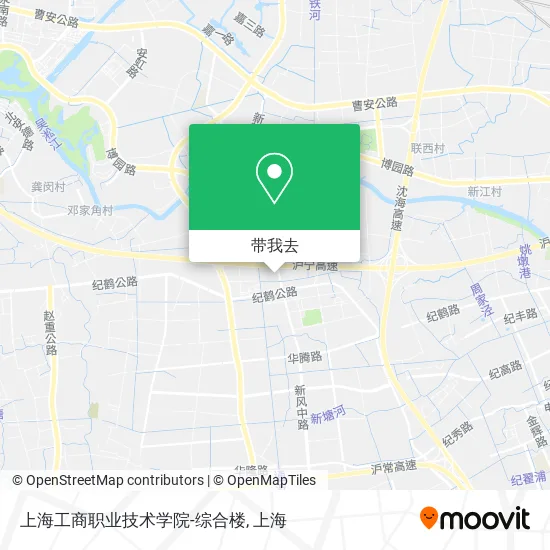 上海工商职业技术学院-综合楼地图