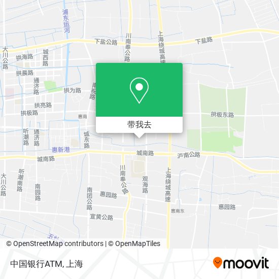 中国银行ATM地图