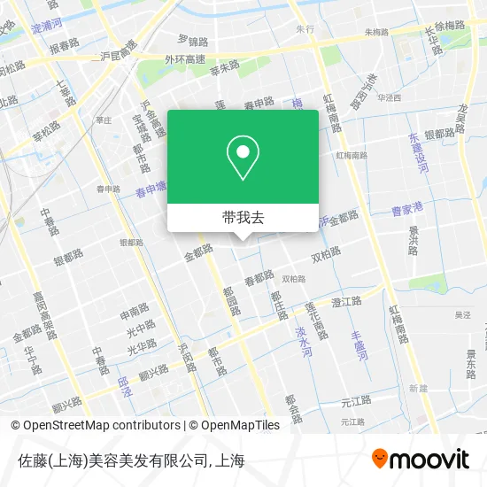佐藤(上海)美容美发有限公司地图