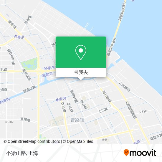 小梁山路地图