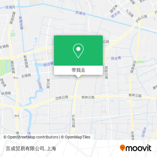 言成贸易有限公司地图