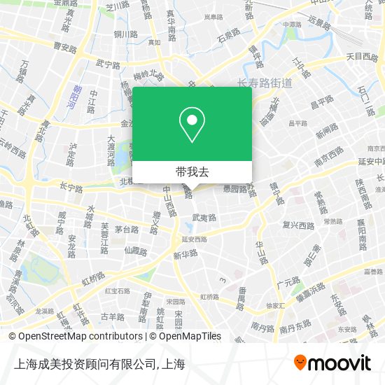 上海成美投资顾问有限公司地图