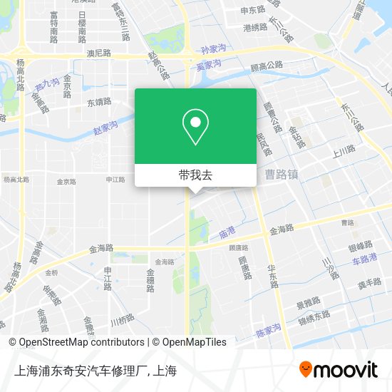 上海浦东奇安汽车修理厂地图