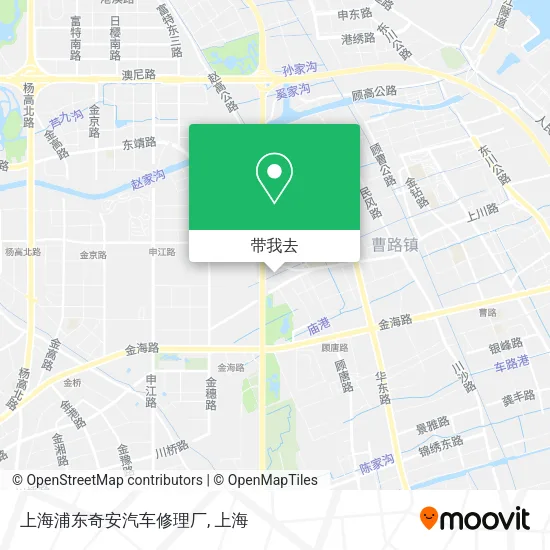 上海浦东奇安汽车修理厂地图