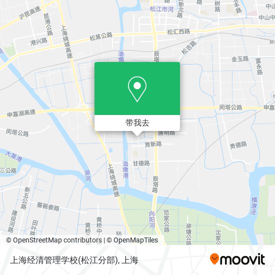 上海经清管理学校(松江分部)地图