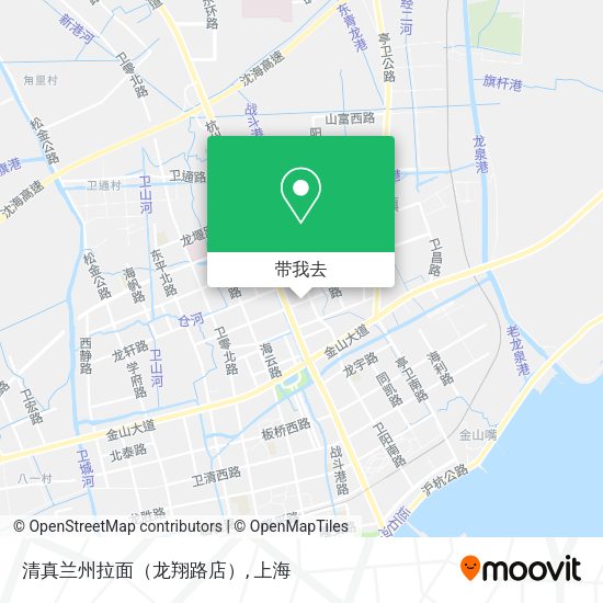 清真兰州拉面（龙翔路店）地图