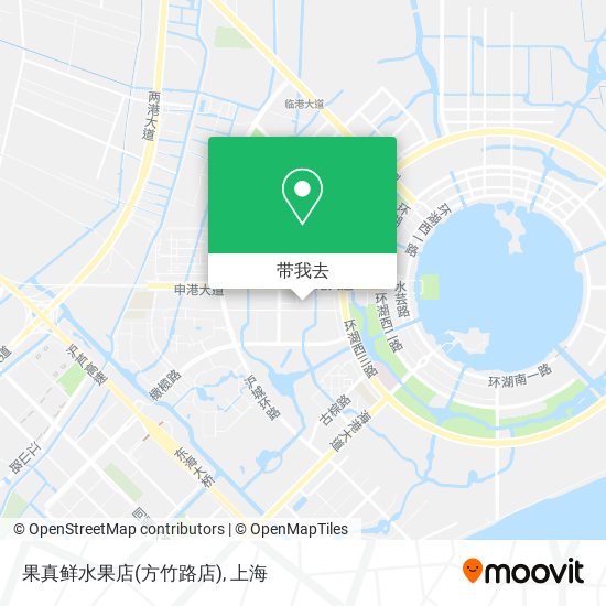 果真鲜水果店(方竹路店)地图