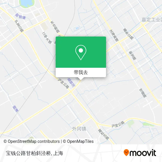 宝钱公路甘柏斜泾桥地图