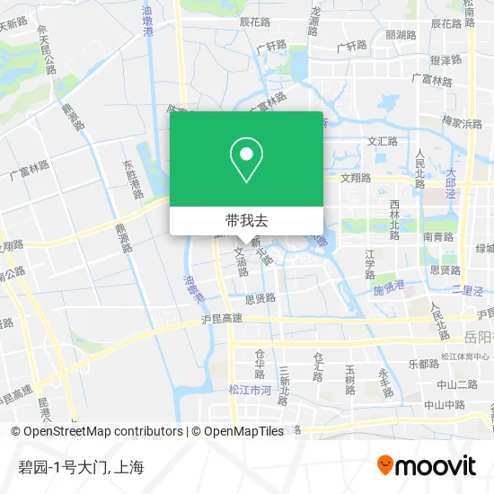 碧园-1号大门地图