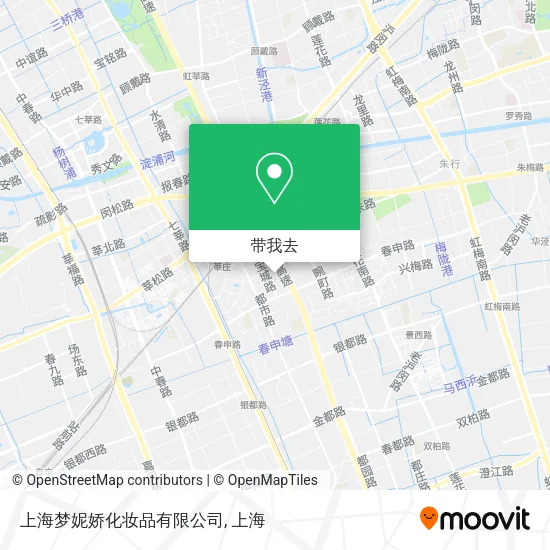 上海梦妮娇化妆品有限公司地图