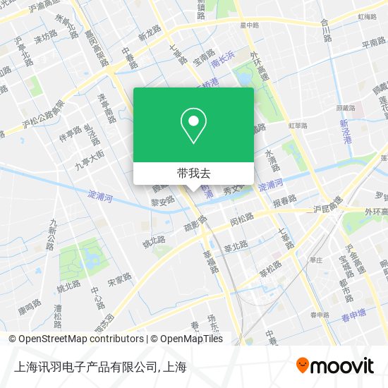 上海讯羽电子产品有限公司地图