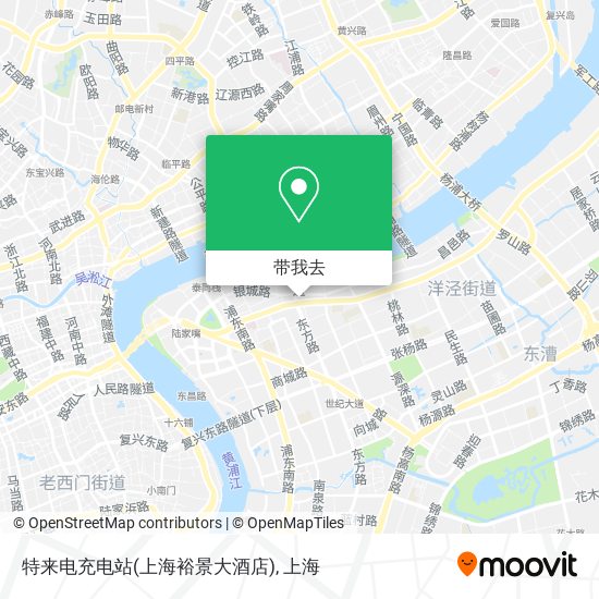 特来电充电站(上海裕景大酒店)地图