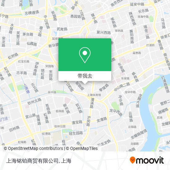 上海铭铂商贸有限公司地图