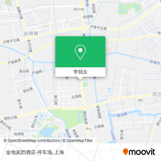 金地岚韵酒店-停车场地图
