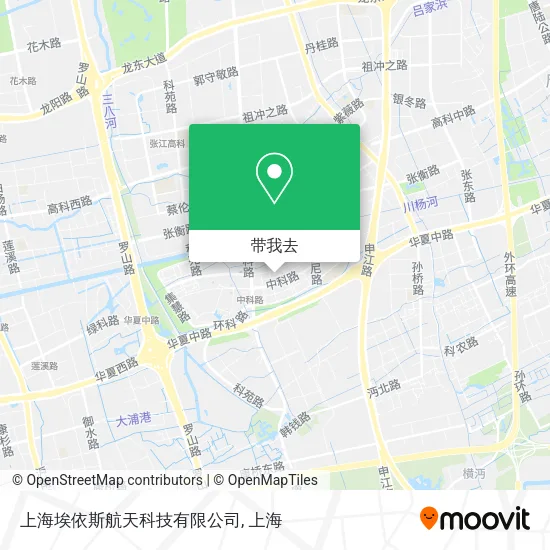 上海埃依斯航天科技有限公司地图
