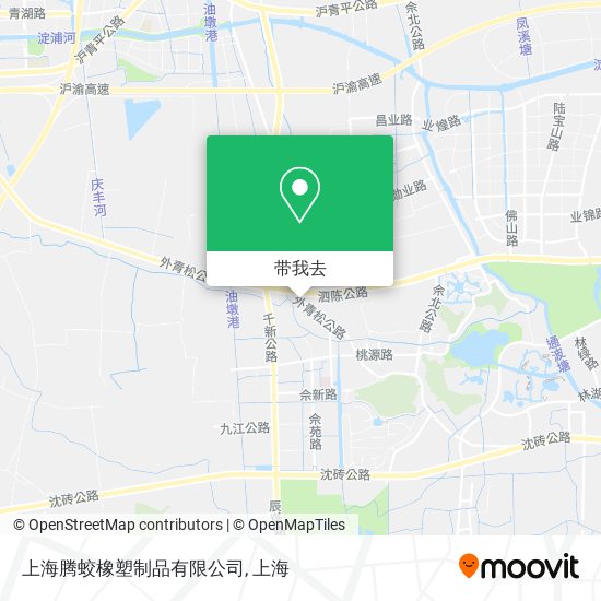 上海腾蛟橡塑制品有限公司地图