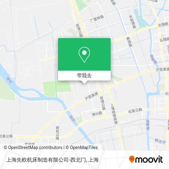 上海先欧机床制造有限公司-西北门地图